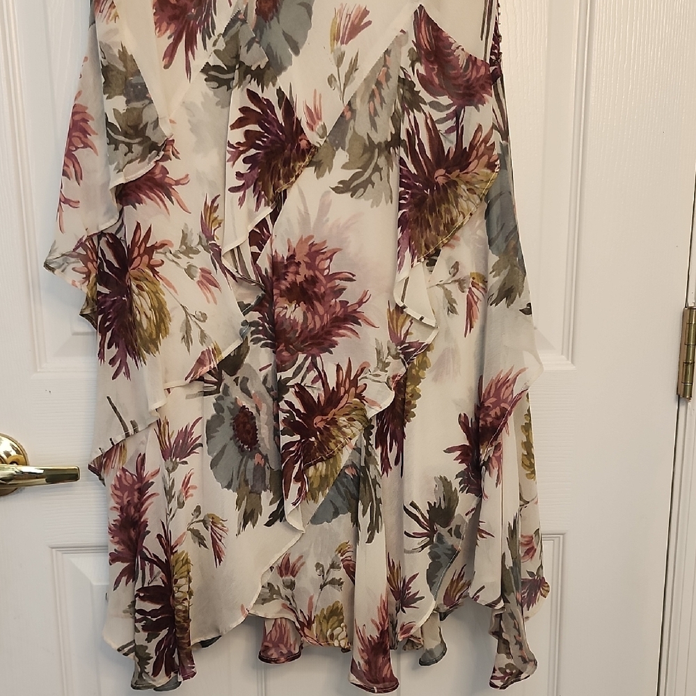 Floral Asymmetrical Dress - Picture 13 of 16